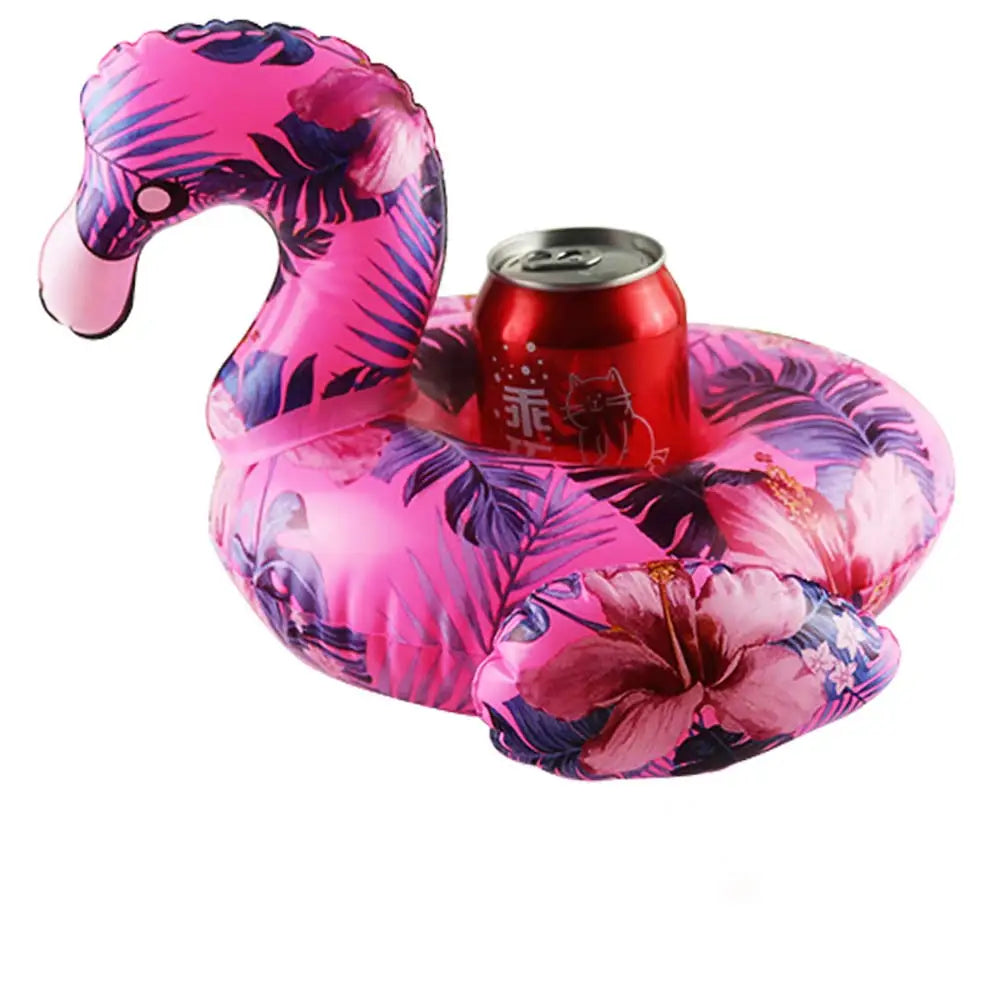 Inflatable Swimming Cup Holder Unicorn Flamingo Drink Holder Swimming Pool Float Bathing Pool Toy Party Decoration Bar Coasters