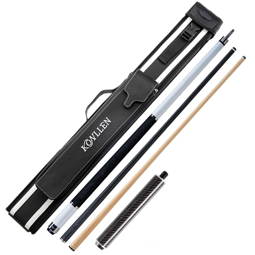 ZOKUE Carbon Fiber Pool Cue Elite Series With 12.5mm Low Deflection Full Carbon Technology Cue Stick for Billiard Cue Stick Kit
