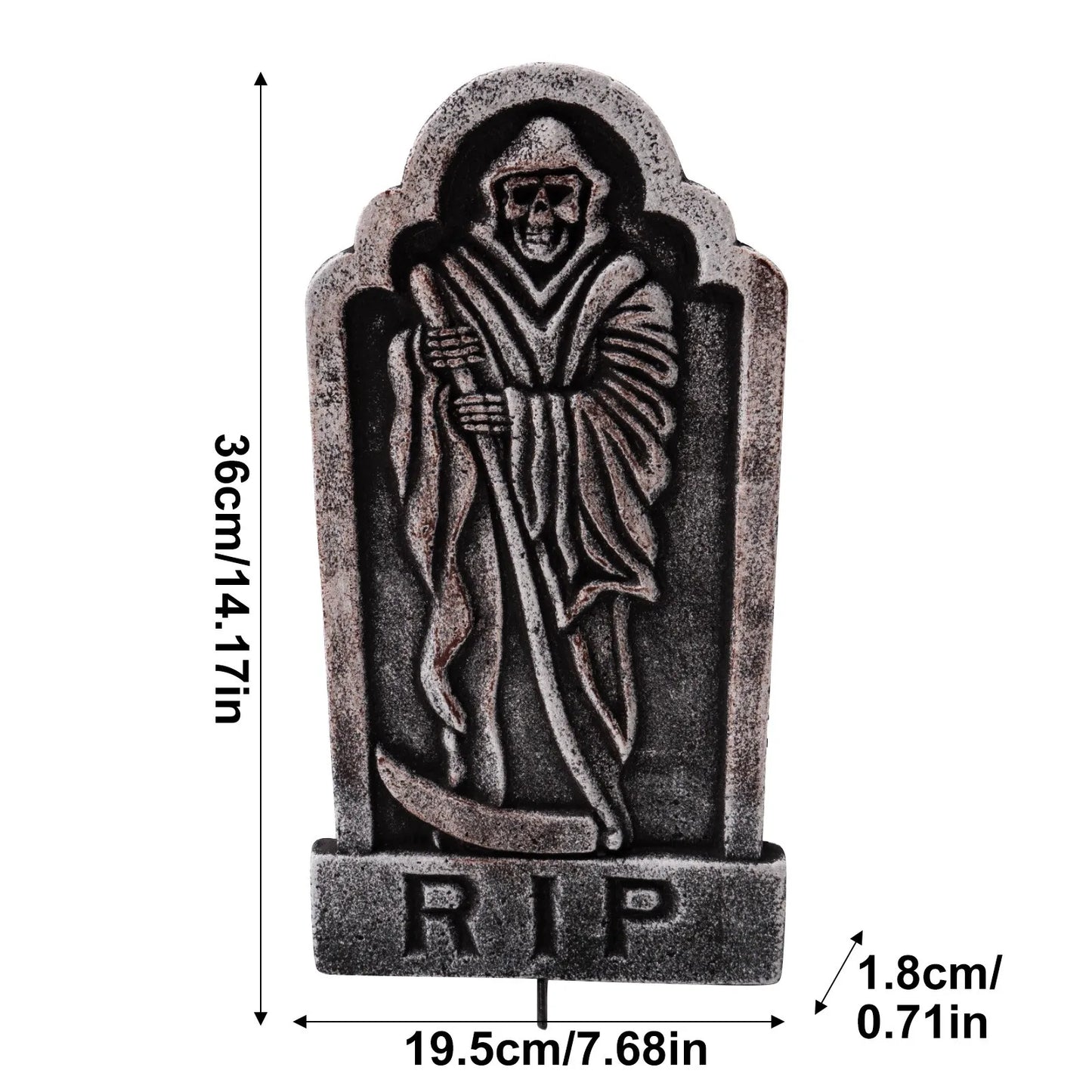 Halloween Foam Tombstone Decoration Haunted House RIP Stone Grisly Props Party Decor Skeleton Tombstone Yard Halloween Decor