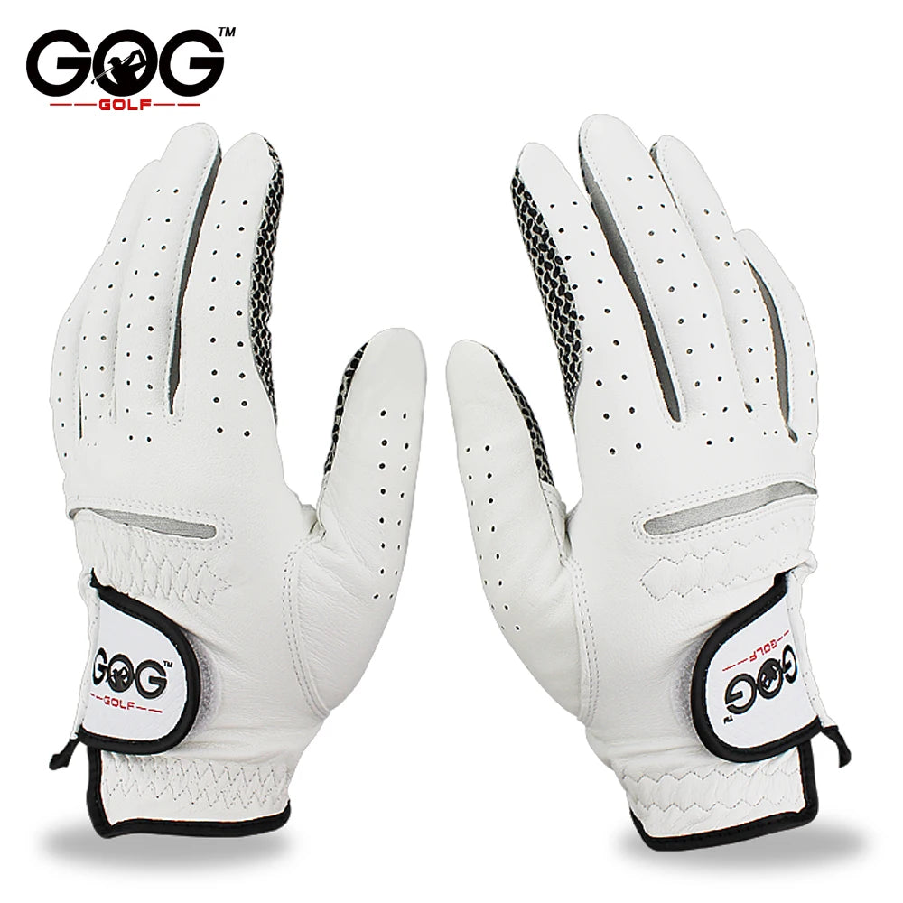 Pack 1 Pcs Golf Gloves Men Cabretta Leather Left/Right Hand With Anti-Slip Granules Soft Breathable Men's Golf Glove
