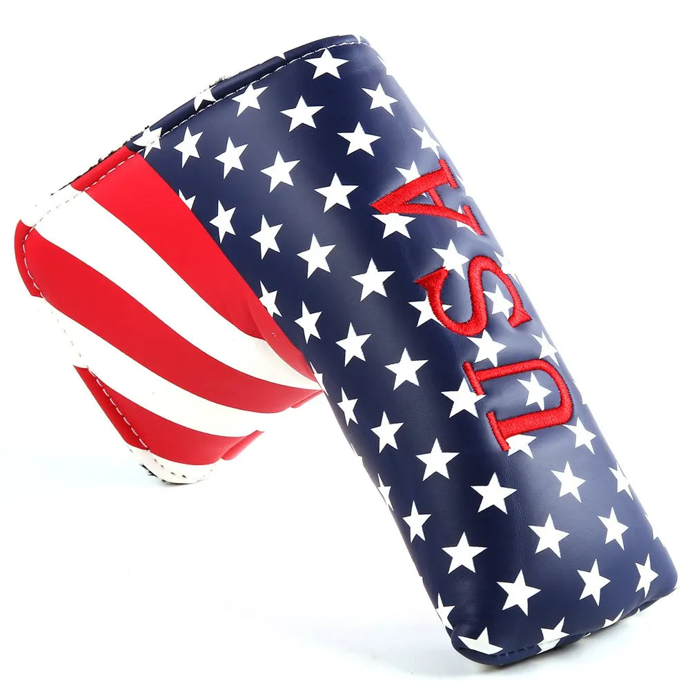 Blade Covers Golf Putter Blade Cover White Golf Putter Cover Headcover Closure for Blade Golf Putter