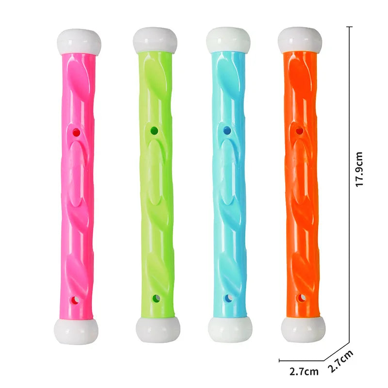 NEW Summer Children Swimming Octopus Pool Diving Toys Water Sports Water Play Toys Diving Stick Gem Underwater Grabbing Toys