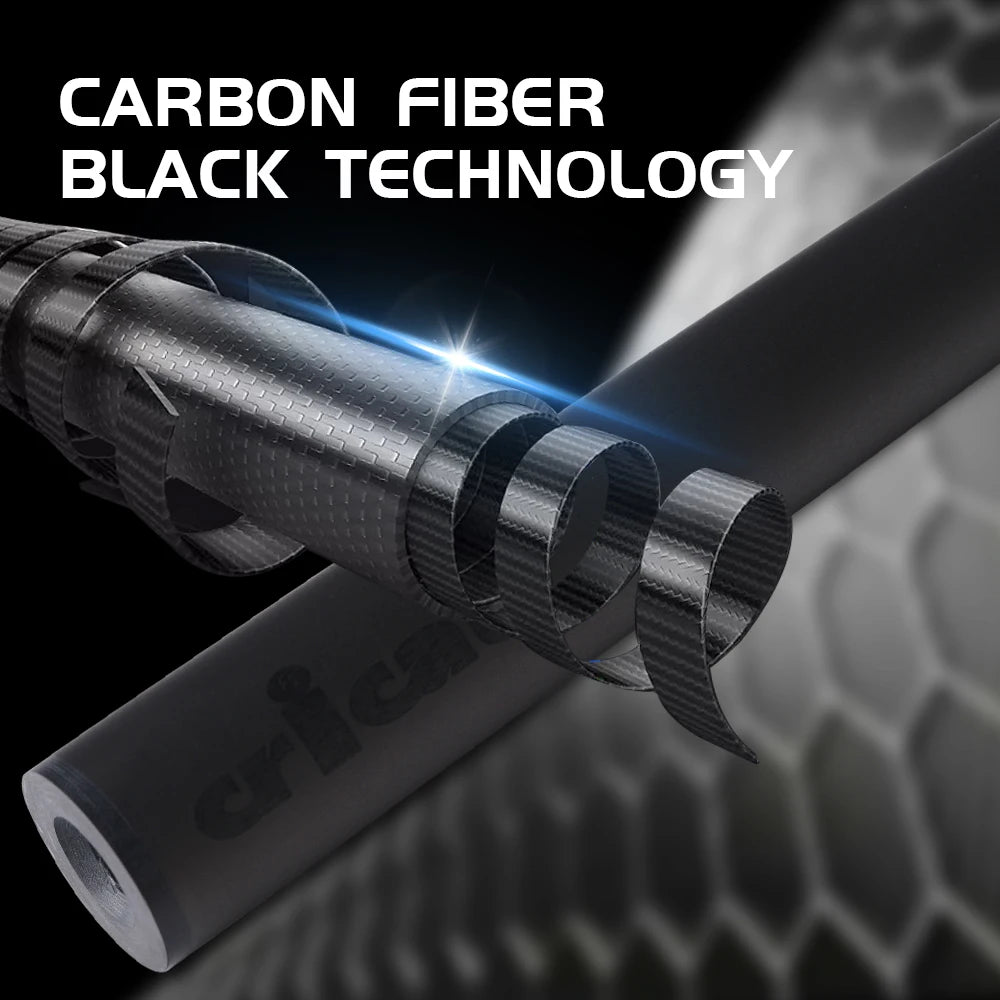 CRICAL Carbon Fiber Pool Cue Stick Professional Pool Sticks Low Deflection Tournament Level Billiard Cues With 12.5mm Tip