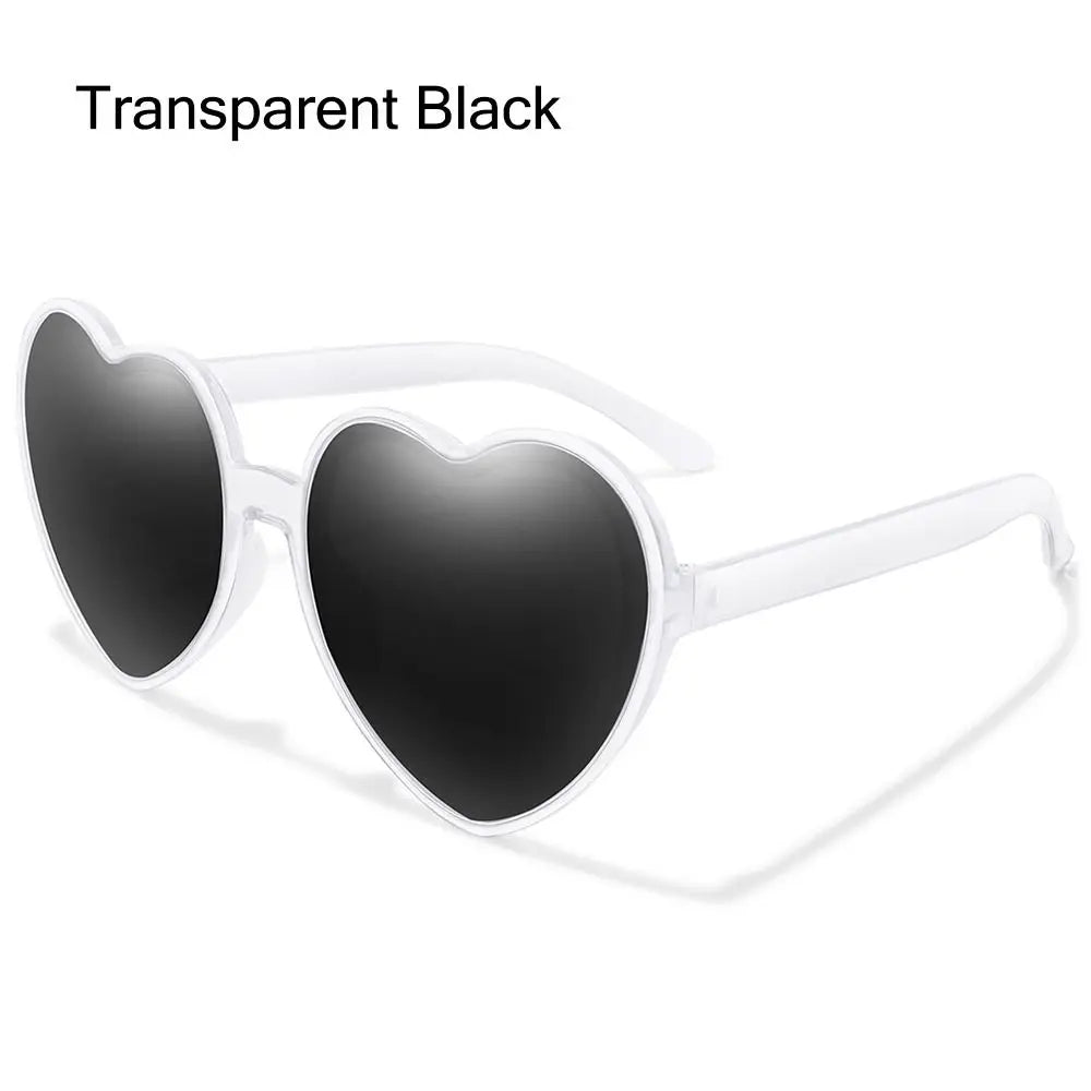 Summer Heart Sunglasses Trendy Heart Shaped Sun Glasses for Women Party Halloween Cosplay Glasses UV400 Protection Eyewear