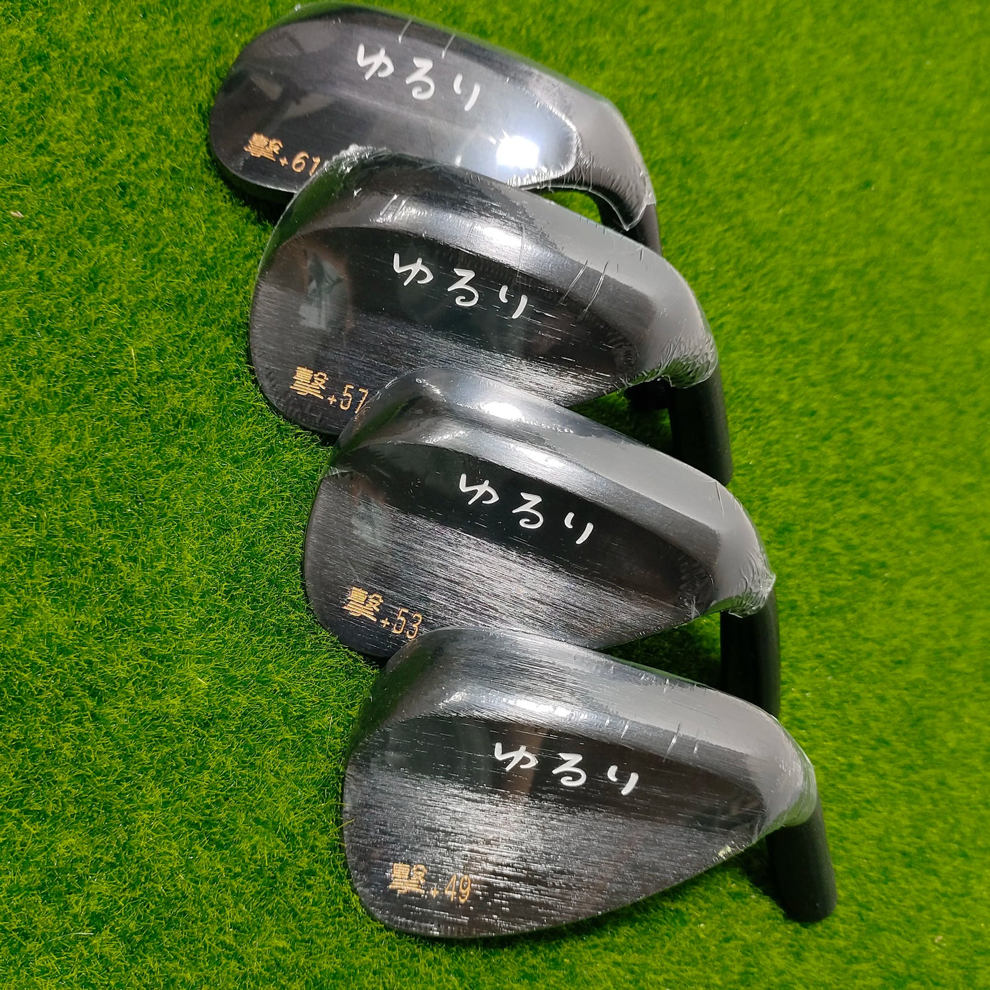 Masked Hero Golf Wedges Black Yururi Wedge Raw Gekku Forged 49 53 57 61 Degree Golf Wedges Set