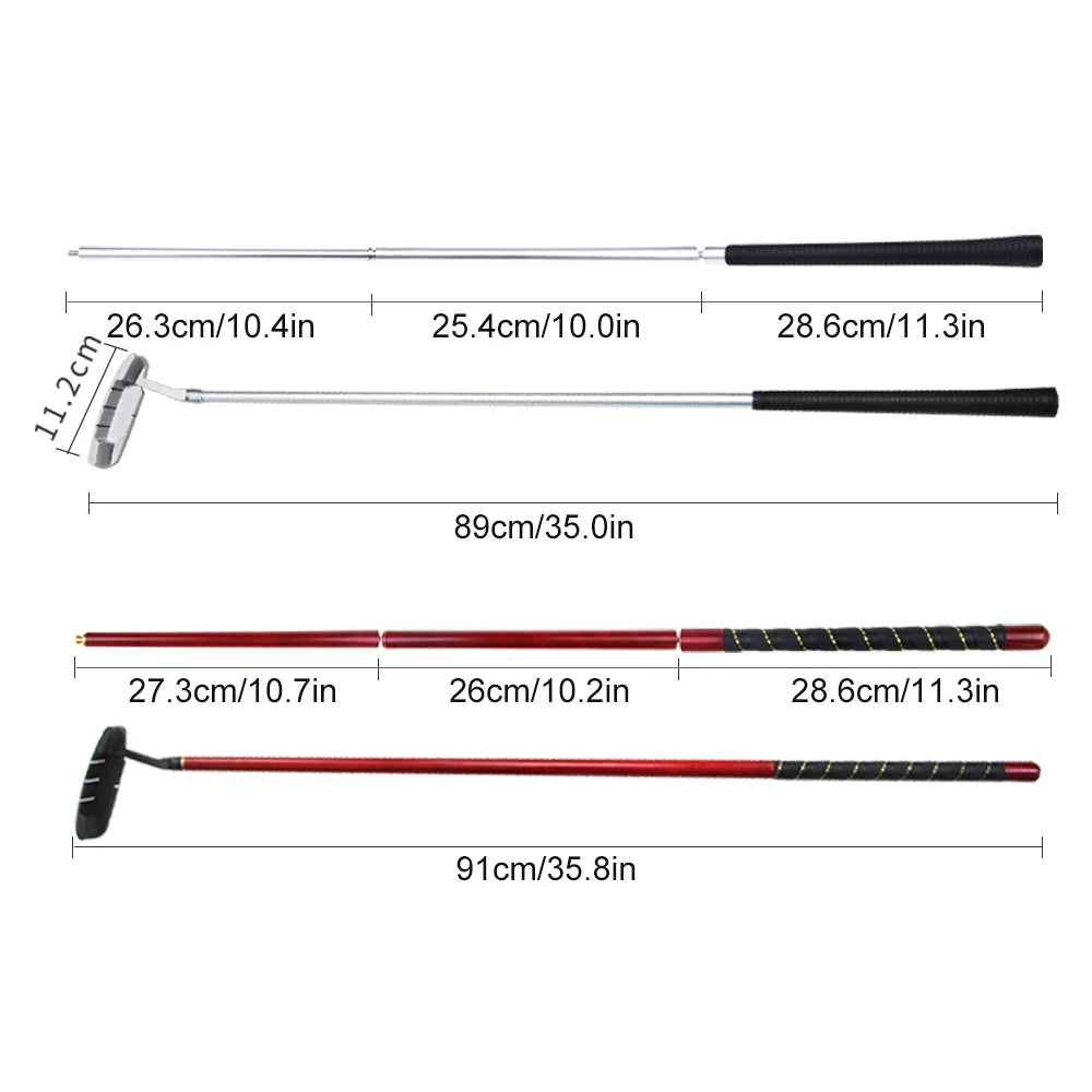 Golf Putter Set Portable Mini Golf Equipment Practice Kit With Detachable Putter Ball for Indoor/Outdoor Golf Trainer Kit