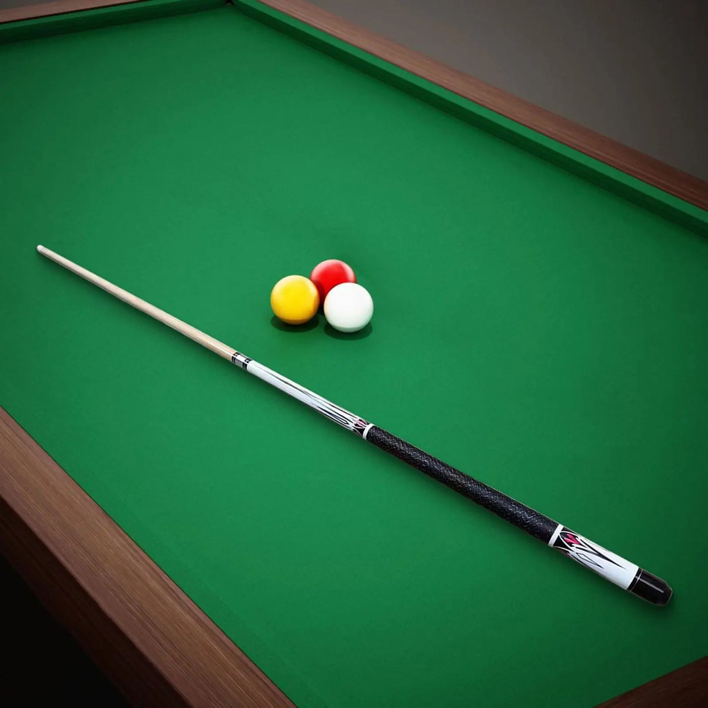 Pool Cue Full Size 57" 13mm Tip Professional Two Sections Practical Lightweight Trendy Billiard Pool Stick Pool Stick Women Men
