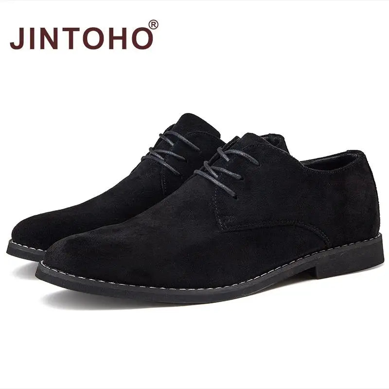 2022 Men Shoes England Trend Casual Shoes Male Suede Oxford Wedding Leather Dress Shoes Men Flats Zapatillas Hombre Plus Size 46