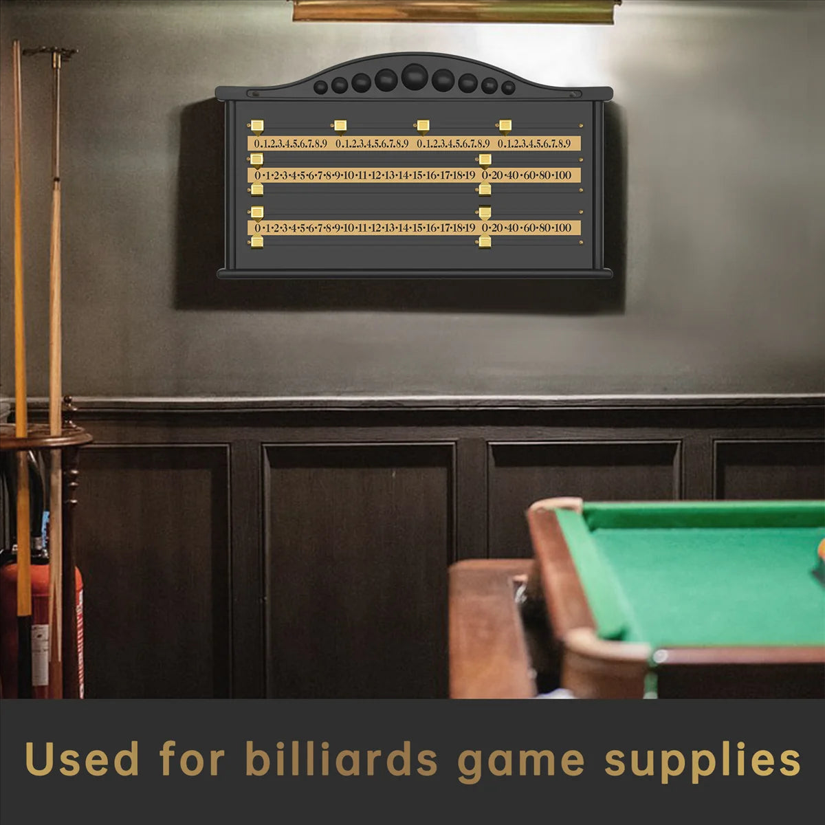 Billiards Scoreboard Snooker Score Recorder Billiard Club Game Recording Board Calculation Number Billiards Accessories
