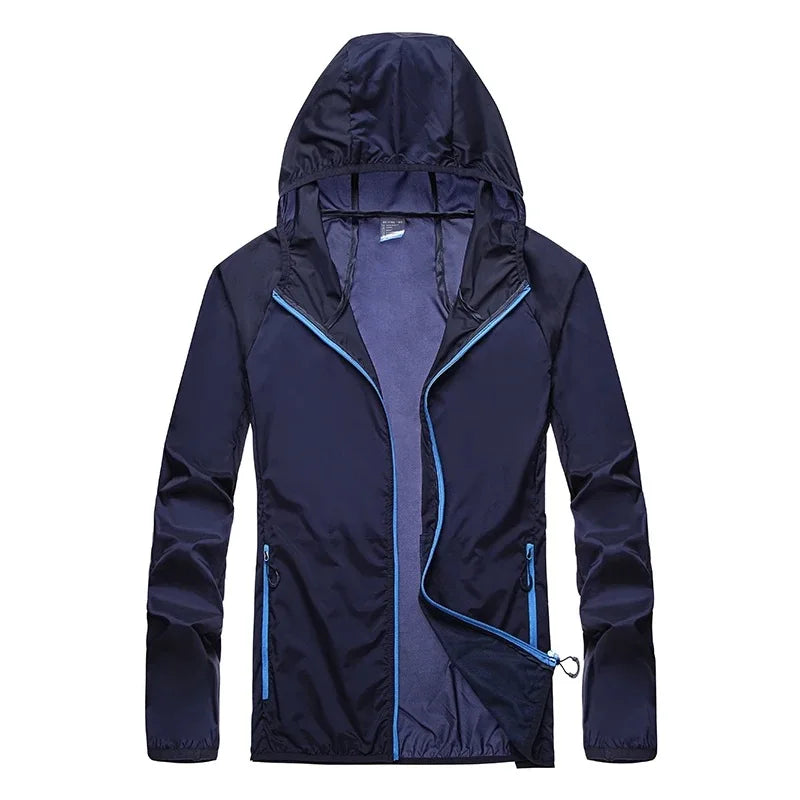 Golf Raincoat Rain Jacket Waterproof Lightweight Quick-Dry UV Sun Protection Breathable Outdoor Sports Men Women Golfing Apparel