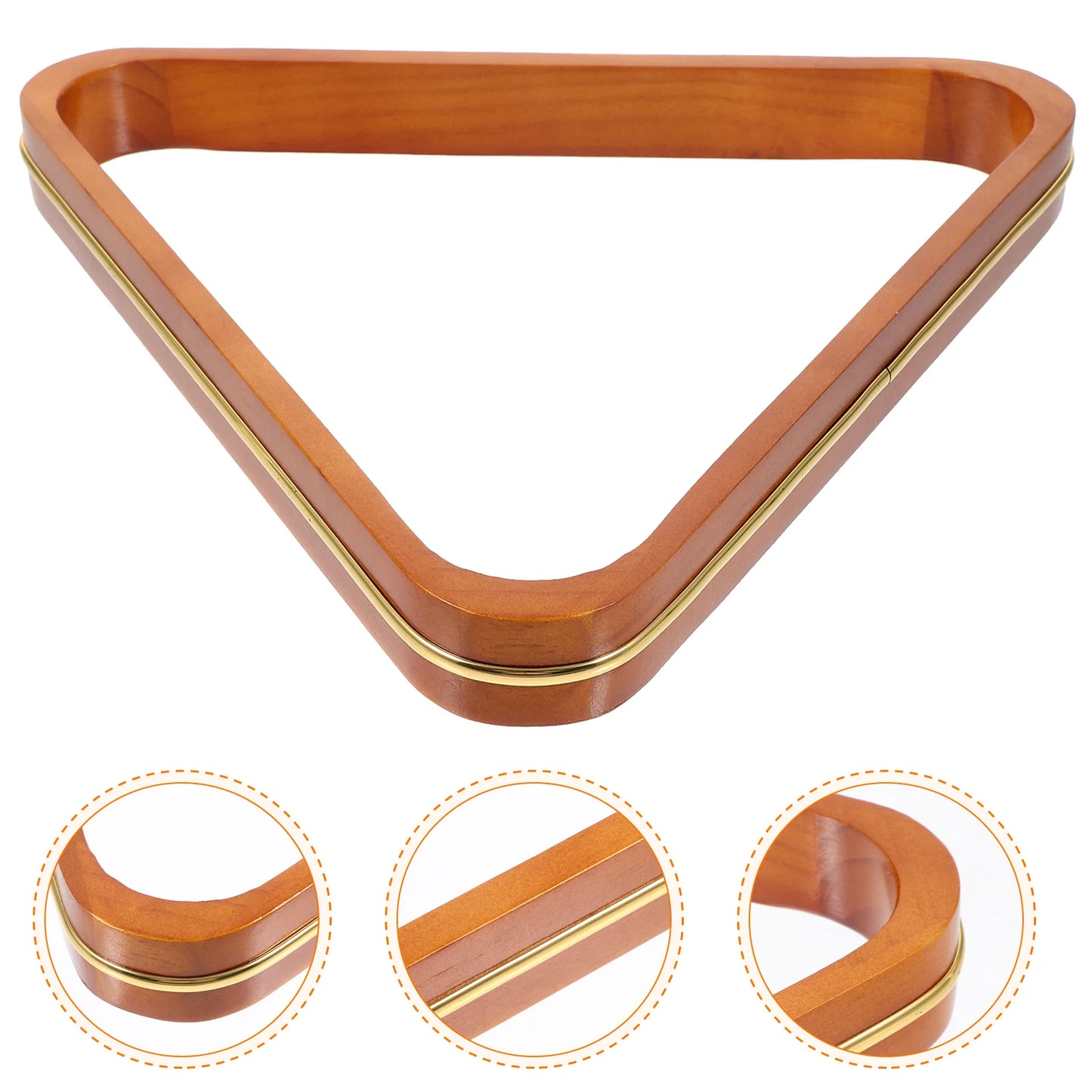 Triangle Frame Billiard Tripod Rack Pool Table Accessories Stand Balls Holder Pine Wood Pool Rack Billiard Triangle Snooker