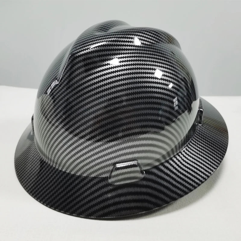 Safety Helmet Carbon Fiber Design Construction Hard Hat High Quality ABS Protective Equipment Helmets Work Cap
