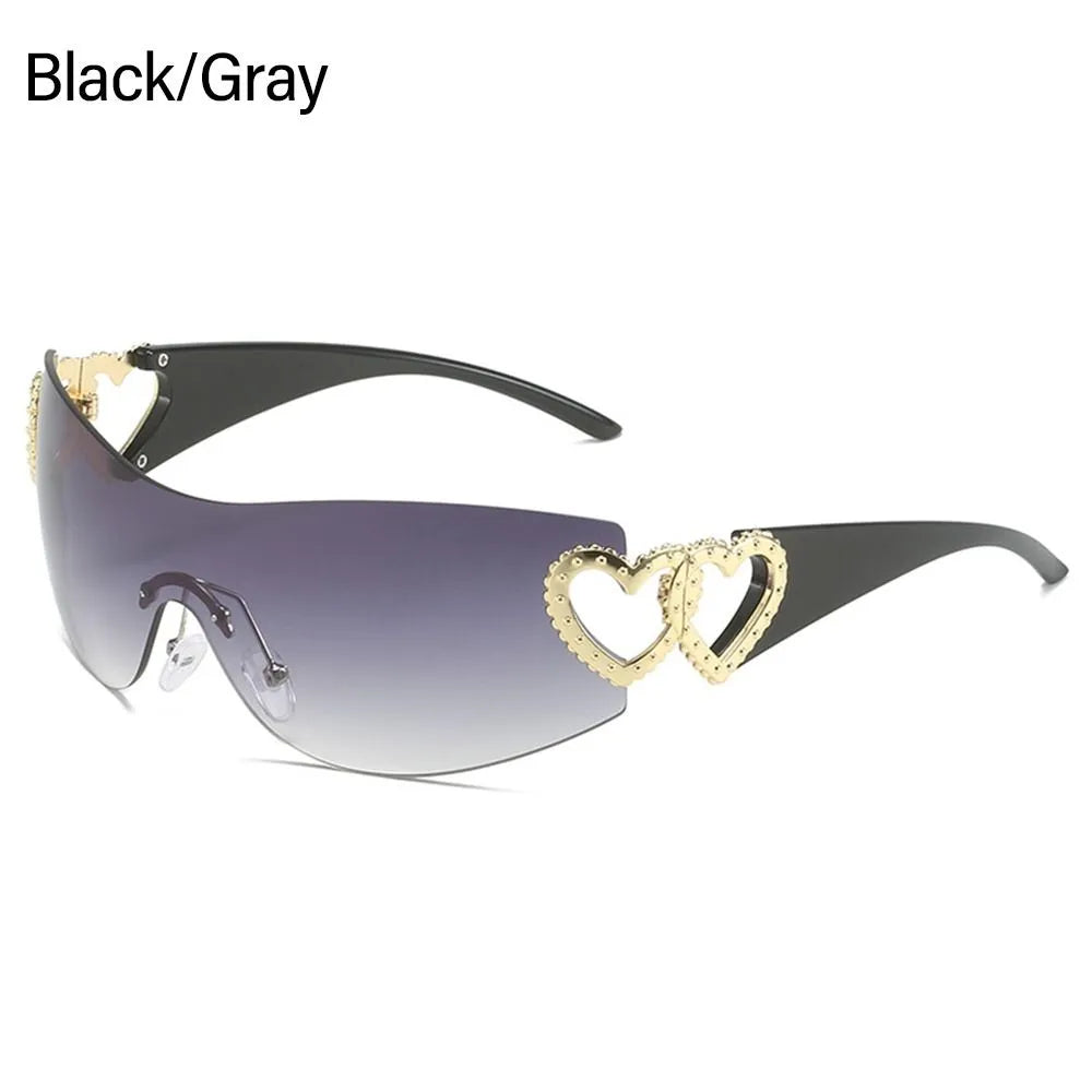 Fashion Designer Sunglasses Women 2023 Luxury Trending Y2k Sunglasses Woman Shade Pink Glasses Goggle 2000'S Lentes De Sol Mujer