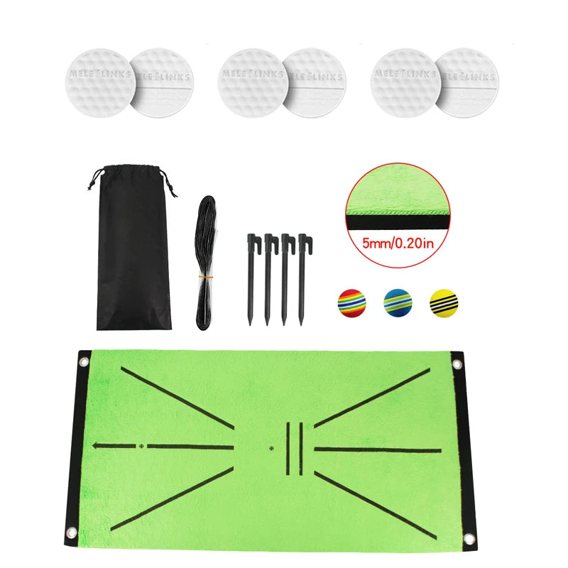 Flat Golf Balls Swing Trainer Flat Golf Training Balls Lightweight Durable Indoor Outdoor Beginners Swing Golf Practice Ball