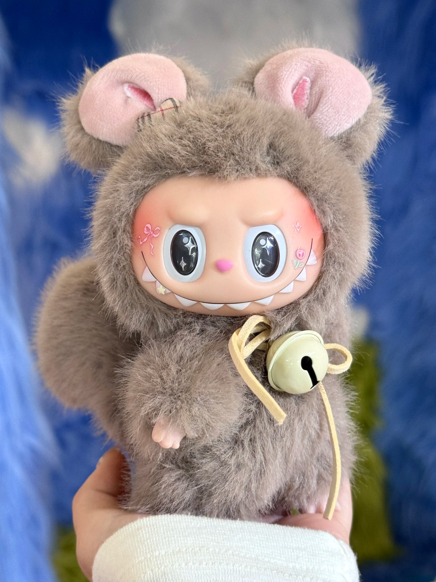 2025 New 38cm Zimomo Labubu Creative Change Doll Diy Figure Vinyl Doll Model Toy 1:1 Replica Toy Birthday Gifts Send to Friends