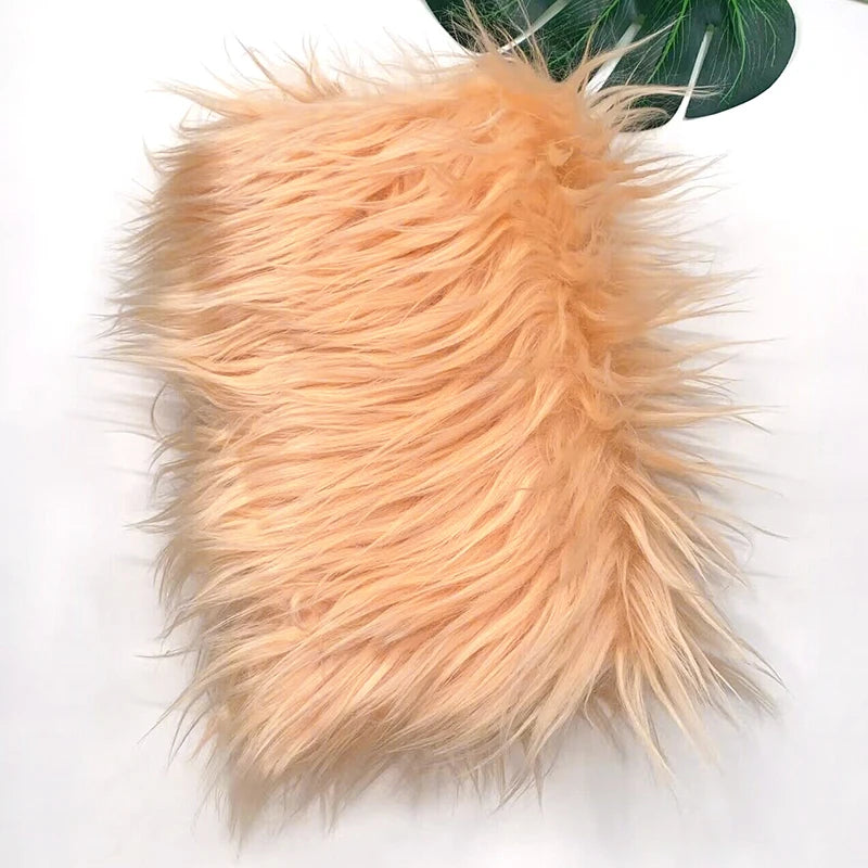 Faux Fur Fabric 46 Colors 160x50cm 8cm Soft Long Plush Handmade Doll/Clothing Shaggy Fabric