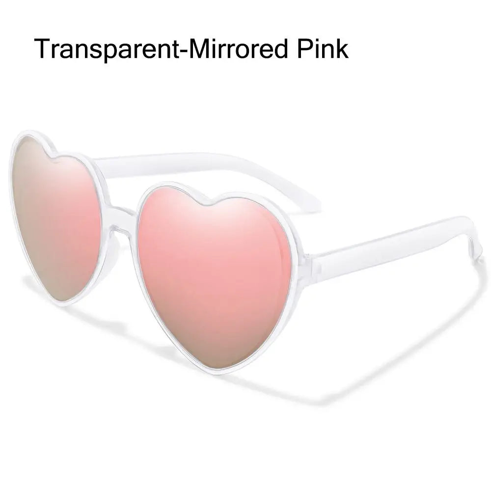 Summer Heart Sunglasses Trendy Heart Shaped Sun Glasses for Women Party Halloween Cosplay Glasses UV400 Protection Eyewear