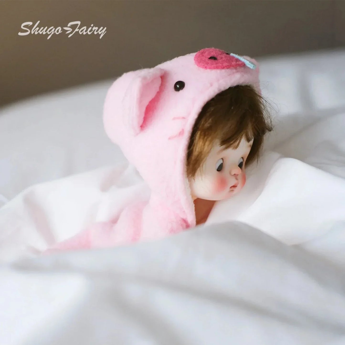 Shugafairy OB QBaby BJD Doll 1/11 Customized Fleshy Face Big Head Sweet Style Ball Jointed Dolls