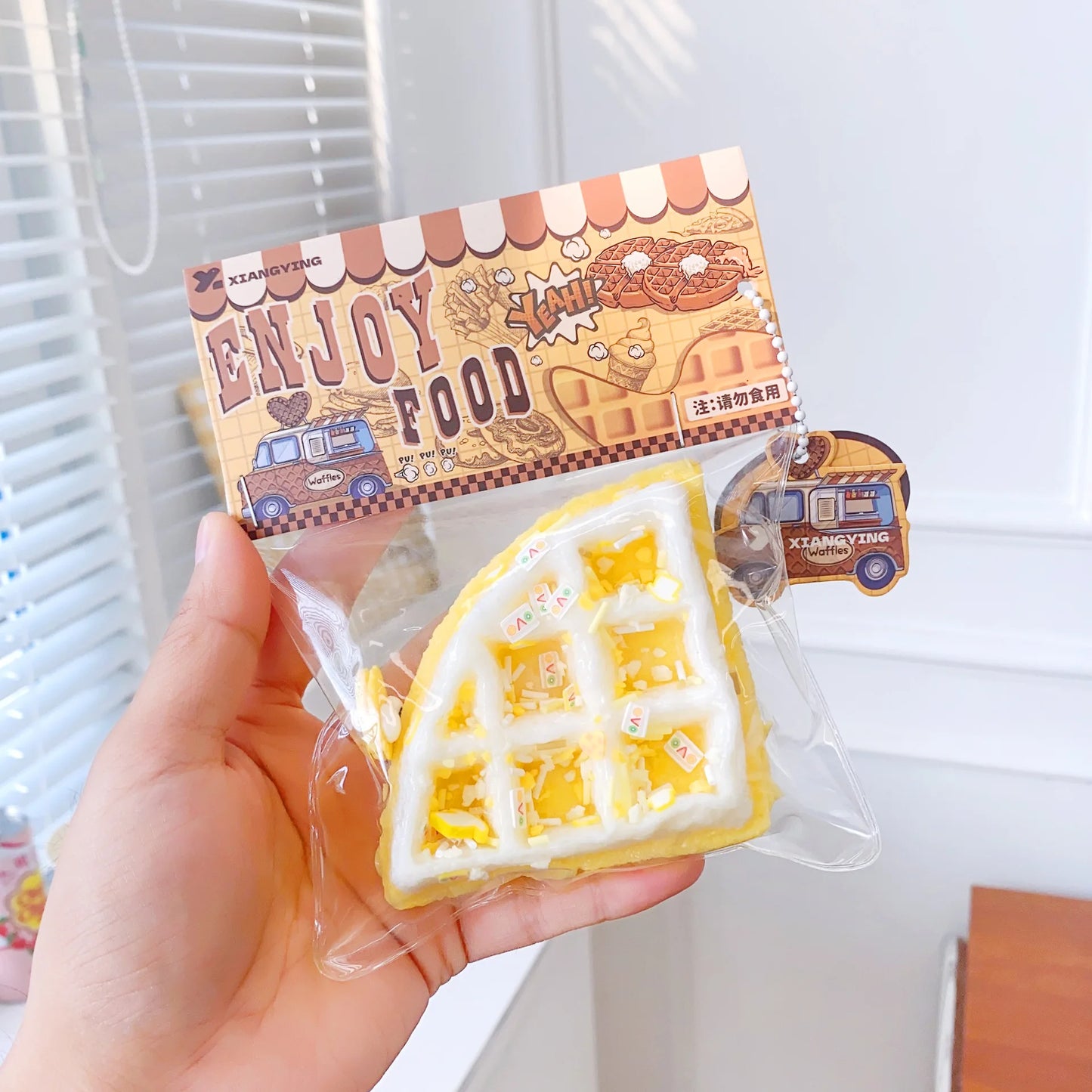 Squishy Food Creative Kids Fidget Toy Simulation Exquisite Waffle Bread Toast Donuts Slow Rising Squeeze Stress Relief Toys