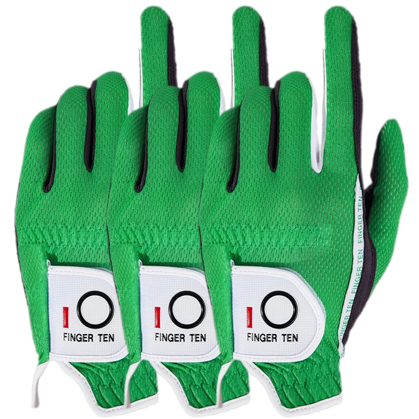 3 Pack Breathable Great Grip Golf Rain Gloves Men Left Right Hand All Weather Grip Black Grey Green S M ML L XL