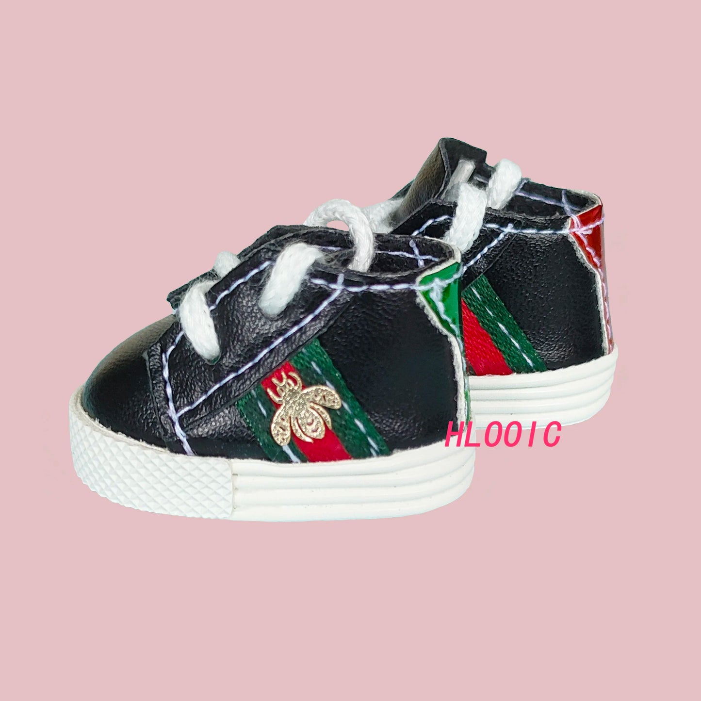 Labubu Shoes (4*1.8cm) Doll Sneakers ,For 17cm Macaron Plush and 15cm EXO Cotton Doll and 1/6 BJD Doll Clothes Shoe Accessoires