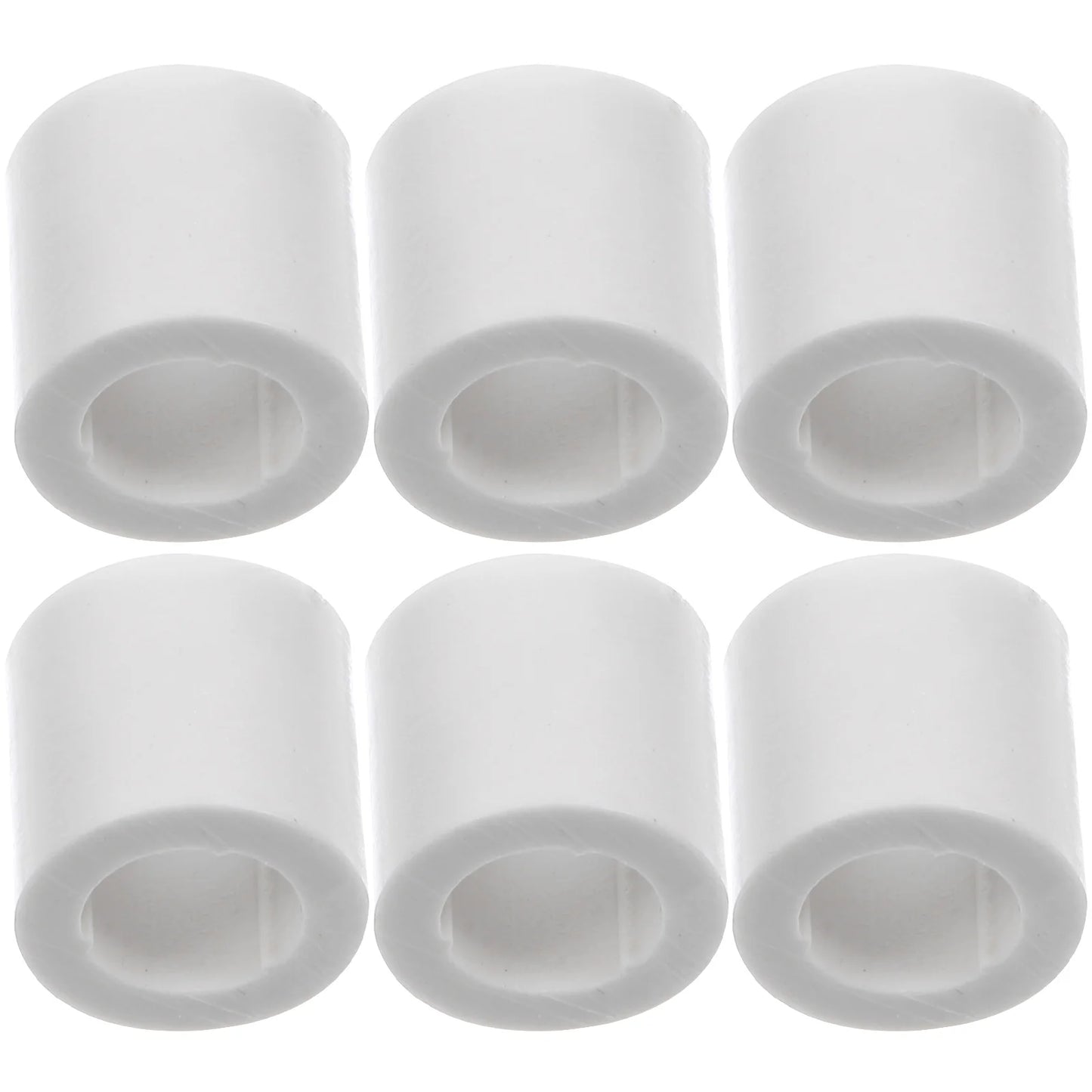 6 Pcs Pool Cue Ferrules Billiard Protective Cover Replaceable Table Accessories Snooker