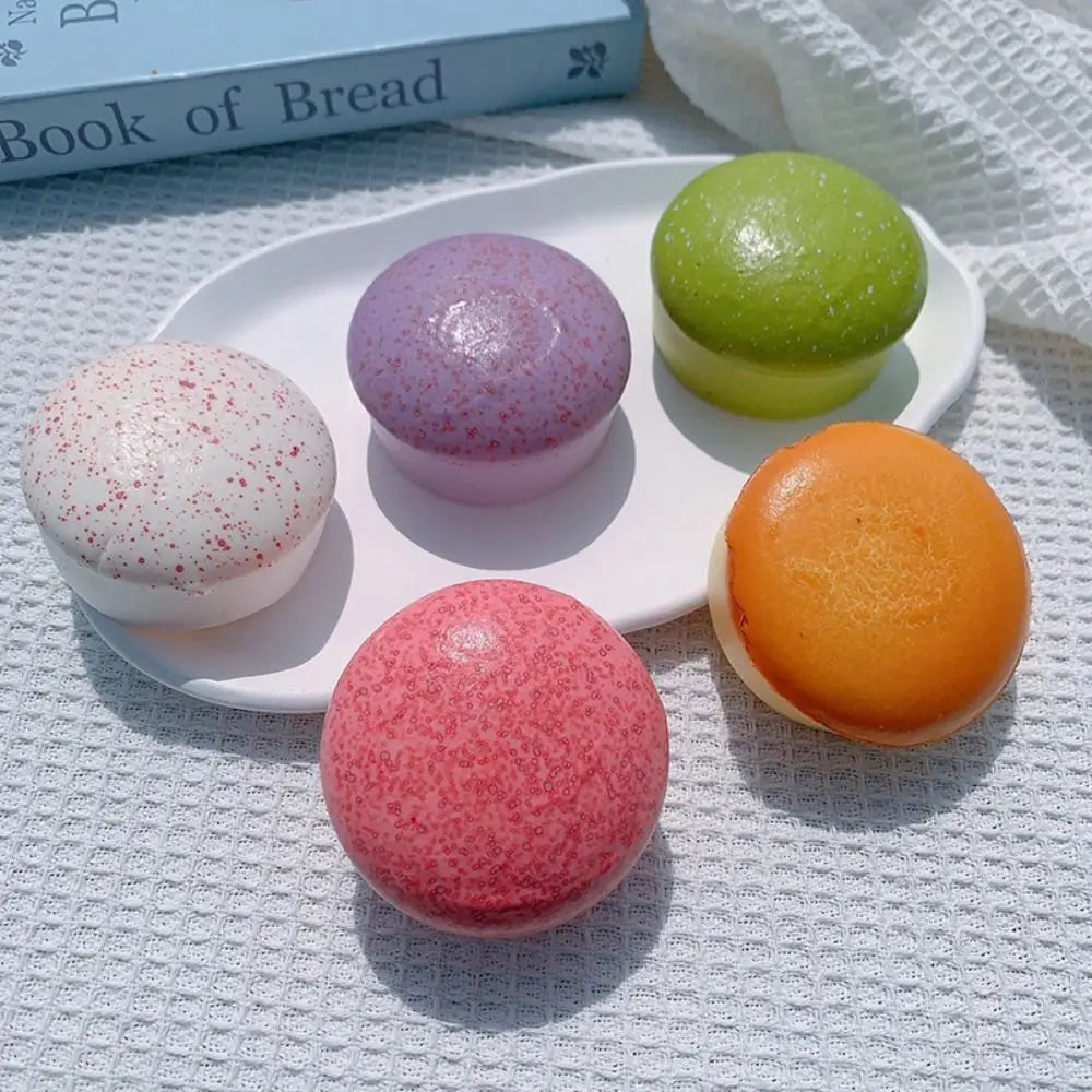 Ins Bread Bread Slow Rebound Toy Donuts Cake Squeeze Dessert Toy Creative Simulation Food Puff Slow Rebound Toy Kids Gift