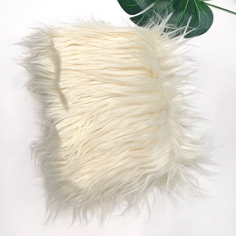 Faux Fur Fabric 46 Colors 160x50cm 8cm Soft Long Plush Handmade Doll/Clothing Shaggy Fabric