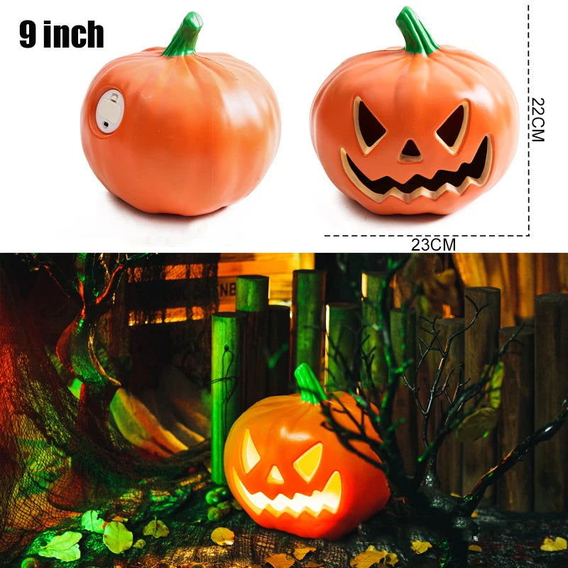 Halloween Decoration Scream Pumpkin Led Festival Accessories Decorations Bright Materials Ring Light Fairy Lights Night Outdoor