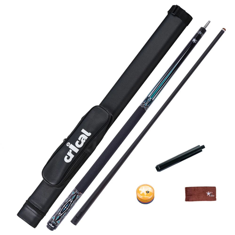 CRICAL Carbon Fiber Pool Cue Stick Professional Pool Sticks Low Deflection Tournament Level Billiard Cues With 12.5mm Tip