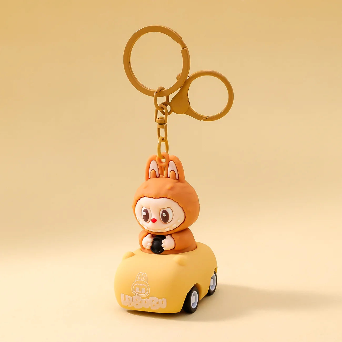 New Christmas Labubu Kawaii Particles Keychain Bag Cell Phone Charm Key Chain Christmas Gift