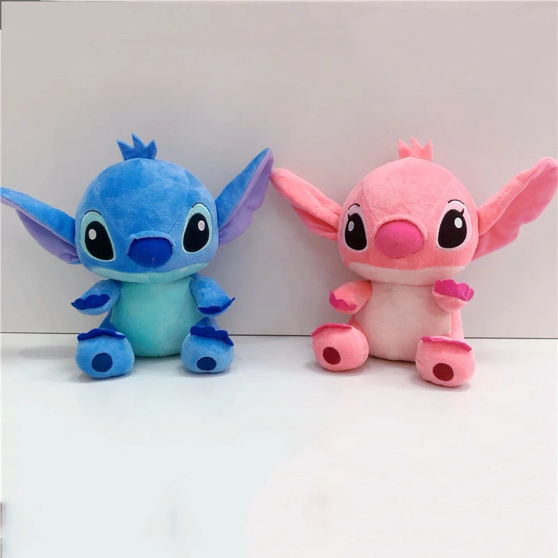 20cm Anime Stitch Plush Stuffed Kawaii Toys TV Same Paragraph Role Pendant Doll Kids Birthday Gifts Couple Models