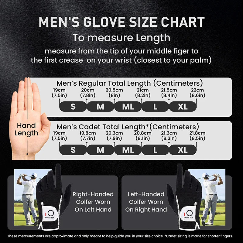3 Pack Breathable Great Grip Golf Rain Gloves Men Left Right Hand All Weather Grip Black Grey Green S M ML L XL