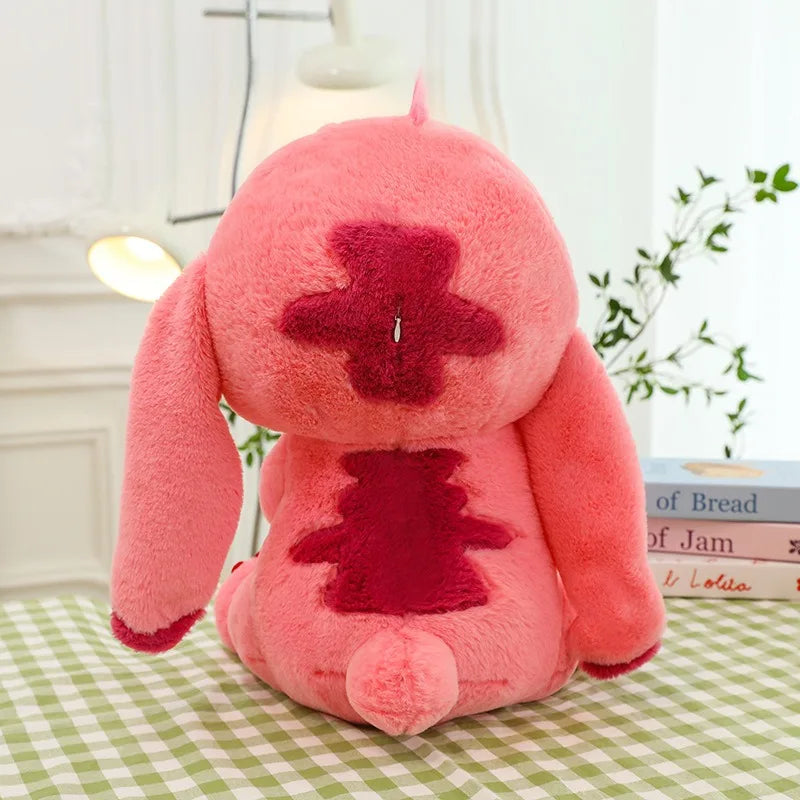 30cm Blue Pink Love Stitch Plush Toys Cartoon Lilo Stitch Doll Angel Plush Toy Cute Anime Soft Stuffed Children's Birthday Gift