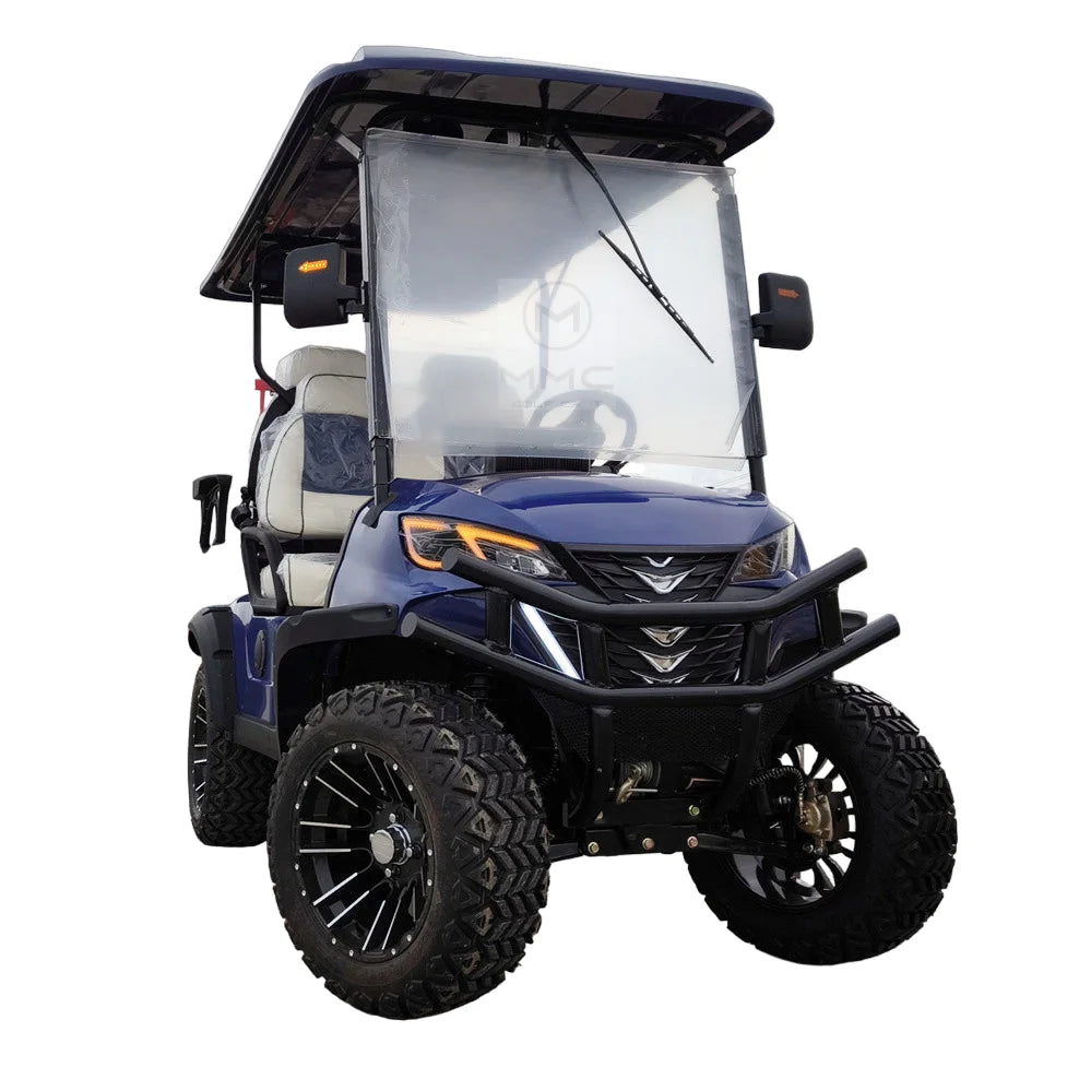 Street Legal Electric Golf Cart 4 Seats 5000W Scooter Go Kart ATV Adult Touring Classic Solar Golf Cart