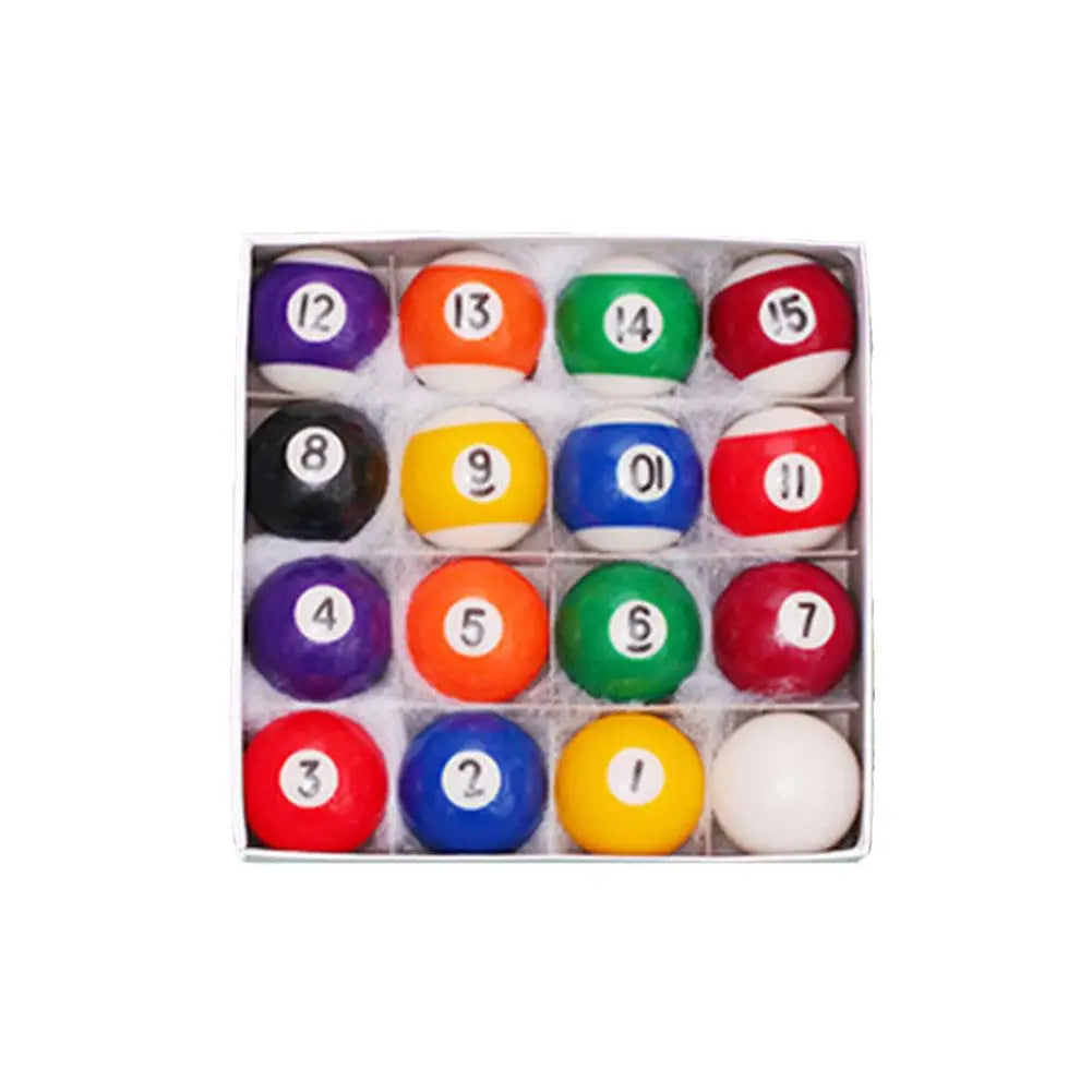 New Mini Pool Ball 25mm Plastic Table Balls Set Children Billiards Portable Multifunctional Toy Children's Brithday Gift