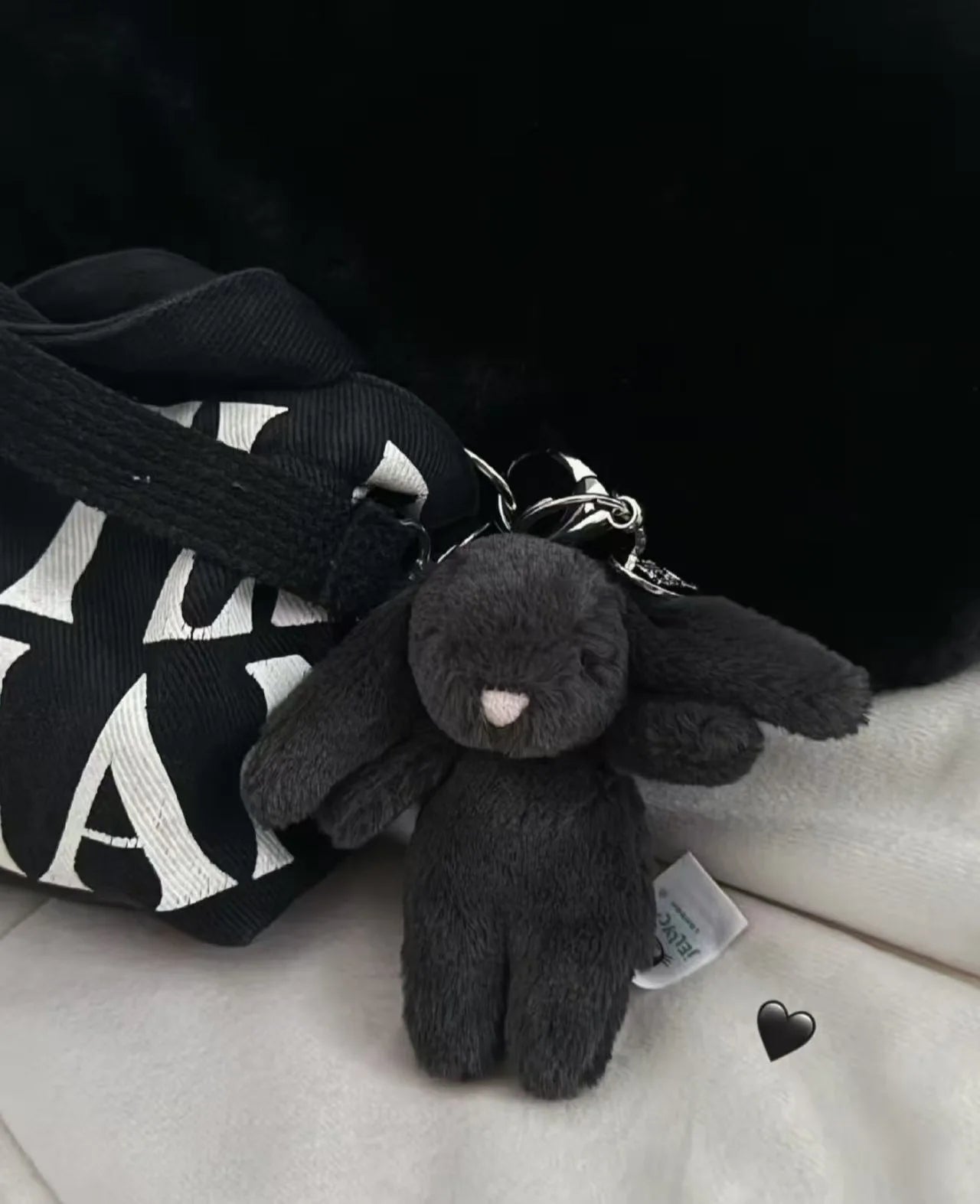 New Jelly 11cm Kawaii Plush Pendant Halloween Christmas Skull Pendant Rabbit Keychain Girl Bag Pendant and Gift