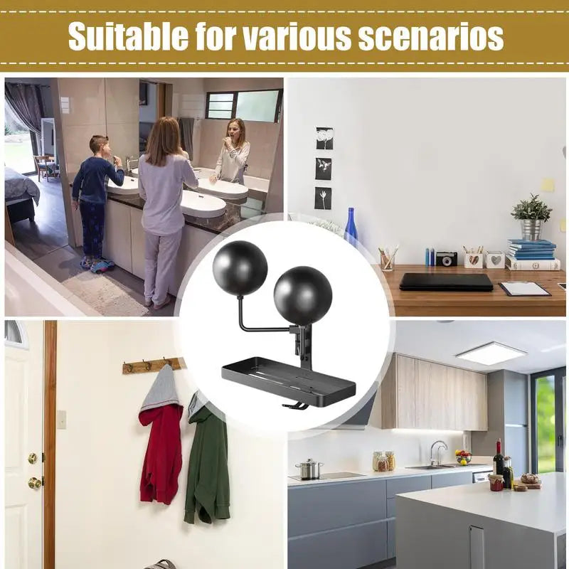 Helmets Holder Wall-Mounted Motorcycle Helmet Bracket Safety Hat Display Rack for Gloves Backpack Riding Cycling Supplies