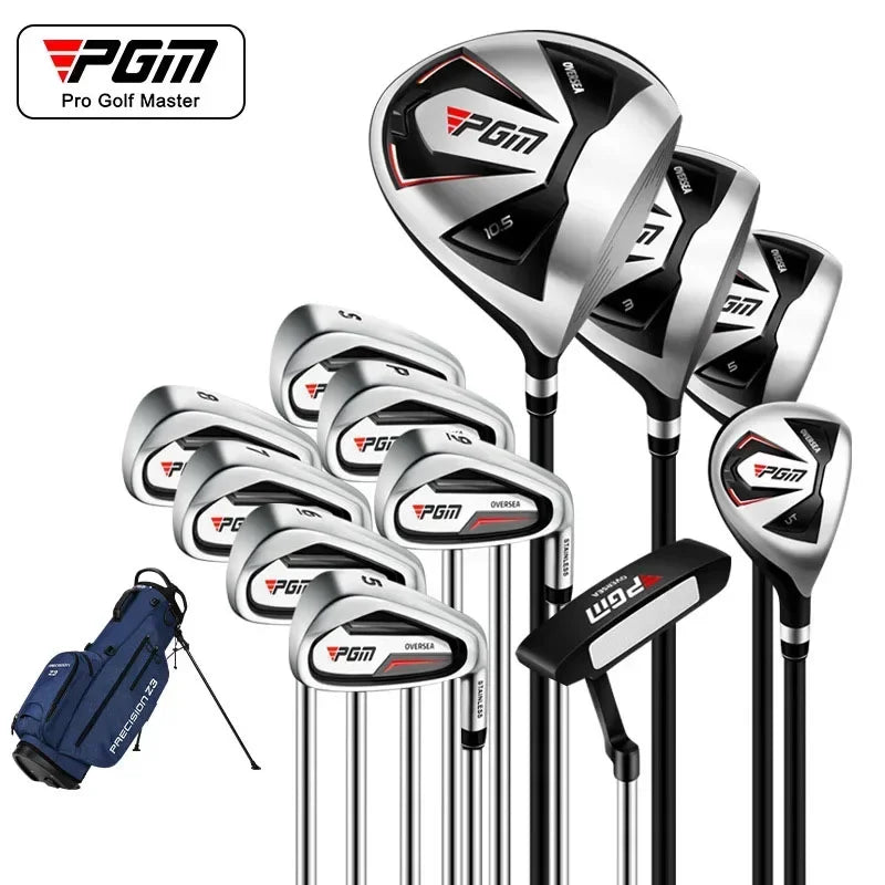PGM Men's Golf Clubs Sets Right Left Handded Complete Beginner's Full Golf Set 9/12 Branch High Fault Tolerance Golf Supplies