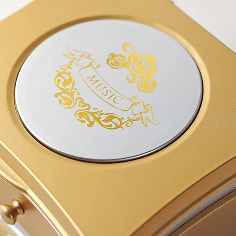 Classical Rotating Dancer Ballerina Piano Music Box Jewelry Organizer Ballerina Wind-Up Music Box Storage Organizer With Mirror