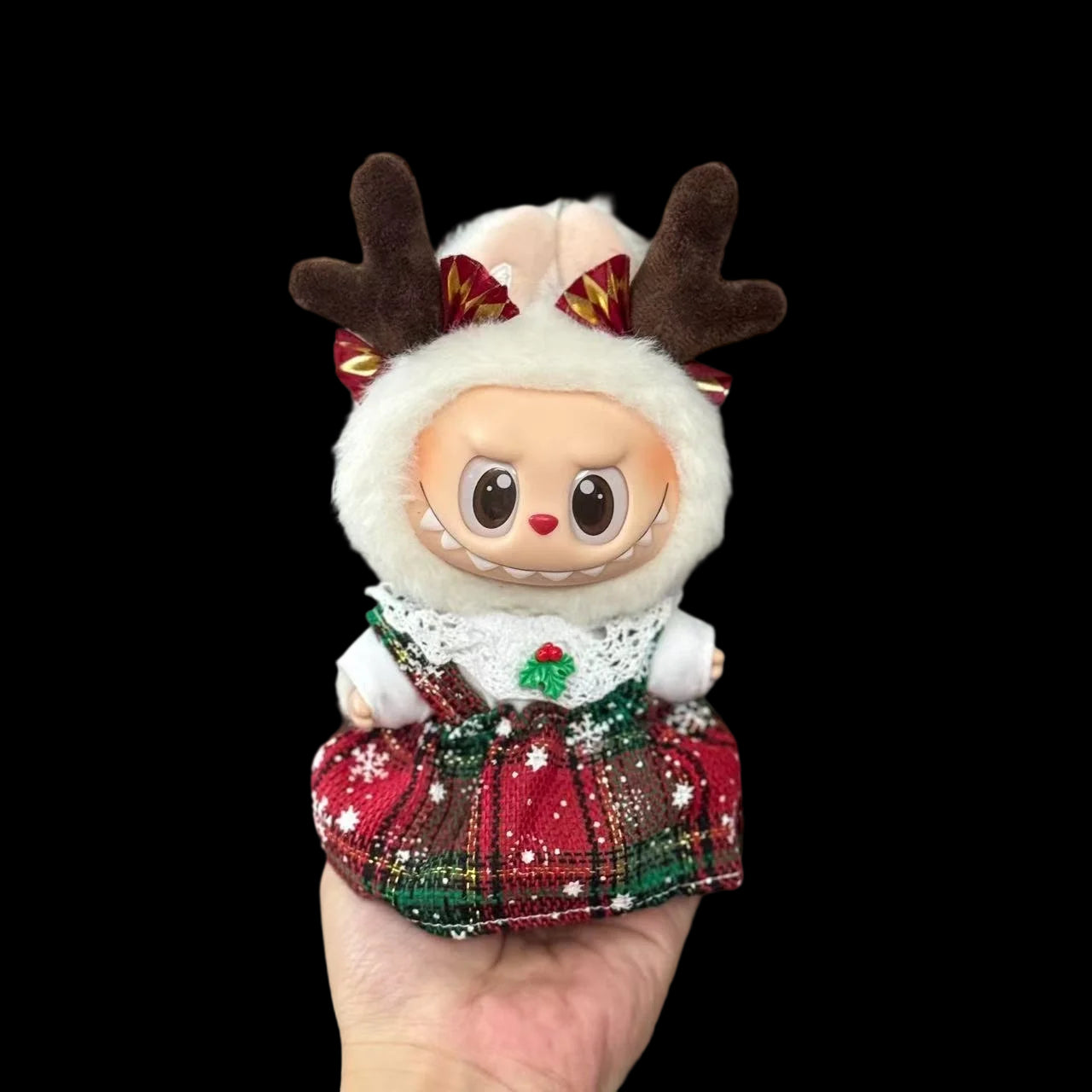Christmas New Year's Decoration Clothes for Labubu 3.0 V1/V2 Doll Festival Clothing Outfits for Ropa Labubu Doll Accessories
