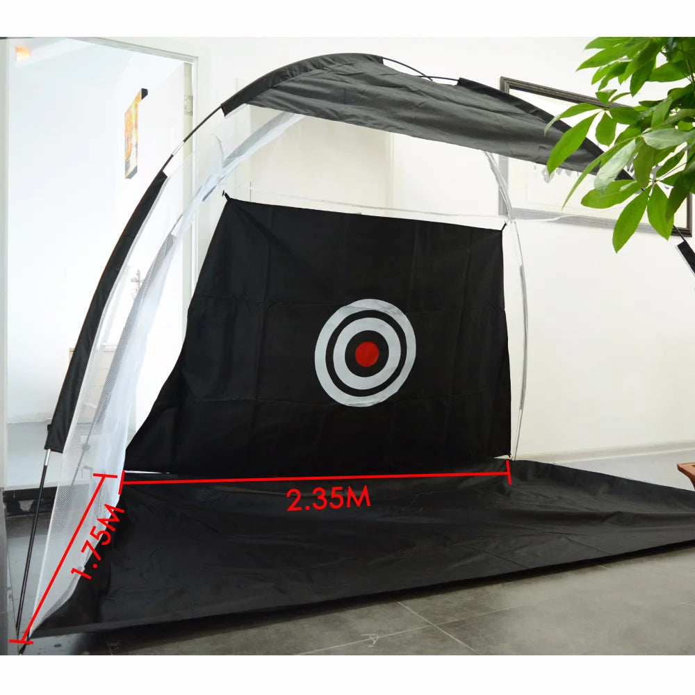 Foldable Golf Practice Net Indoor Outdoor Tent Garden Grassland Golf Hitting Cage Training Aid Trainer Golf Sports Equipment