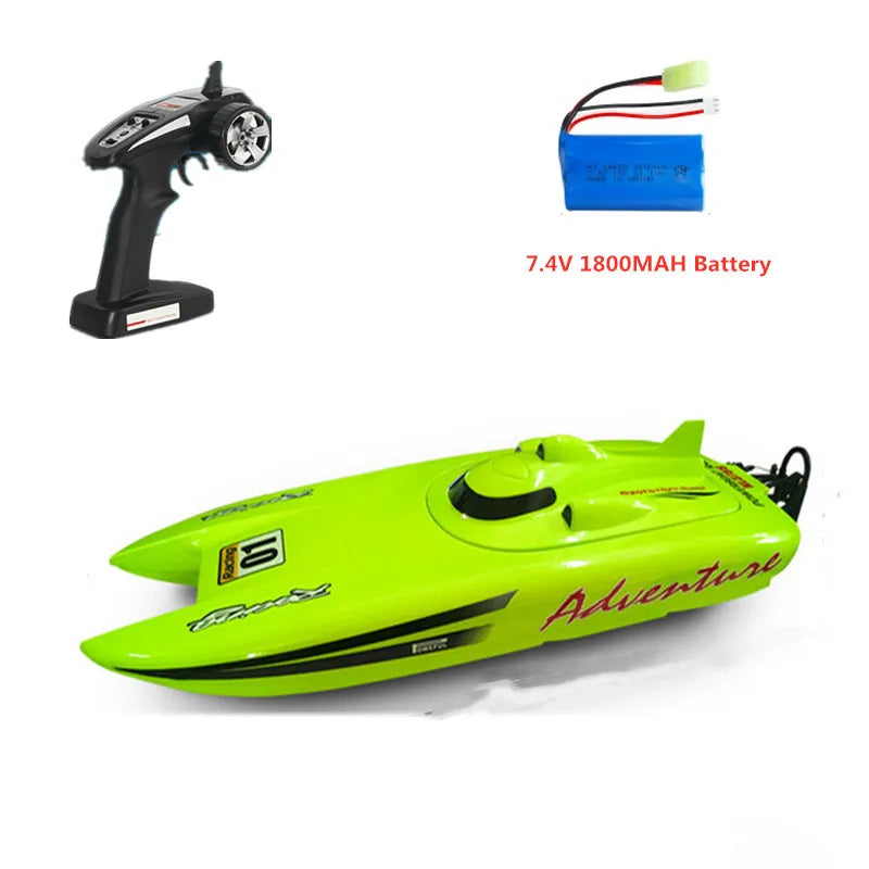 40km/H High Speed 2.4G RC Speedboat 53cm Large Size RC Racing Boat Mulit Function Waterproof RC Boat Summer Water Play Game Gift
