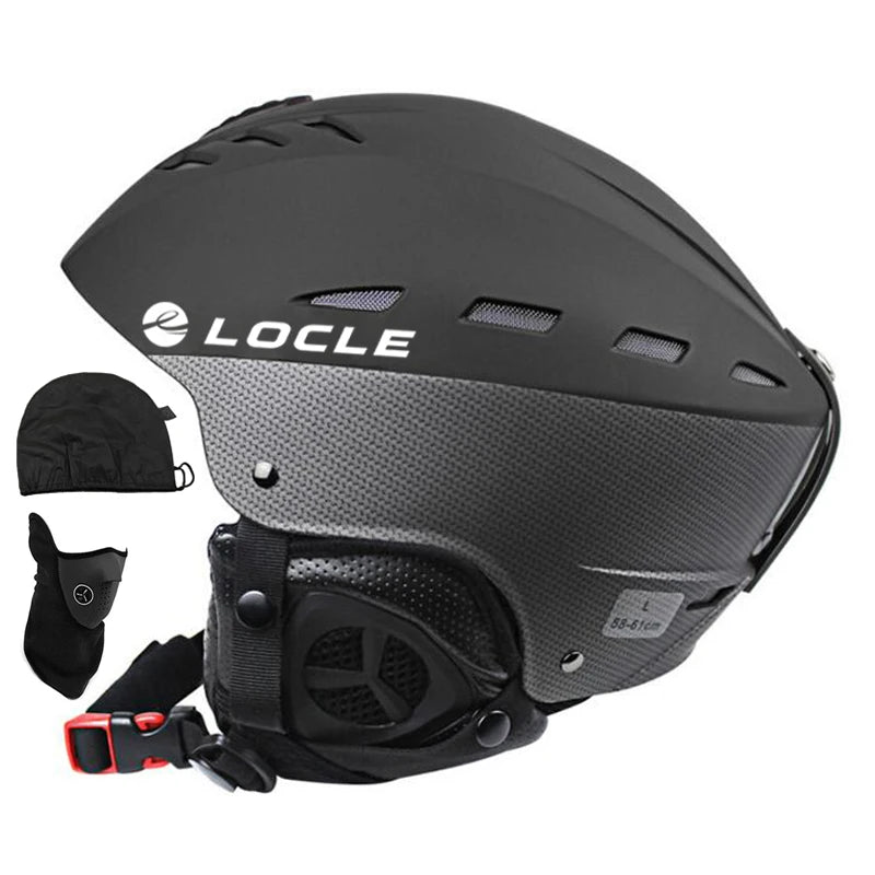 LOCLE Skiing Helmet Women Men Children CE Safety Skating Skiing Snowboard Skateboard Helmet Motorcycle Snowmobile Helmets