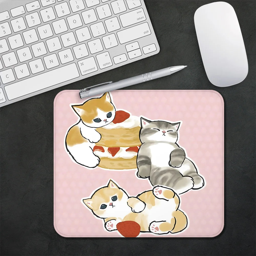 Gaming Mouse Pad XS Small Mousepad for Cute Pusheens Cats PC Gamer Desktop Decoration Office Mouse Mat Deskmat Rug
