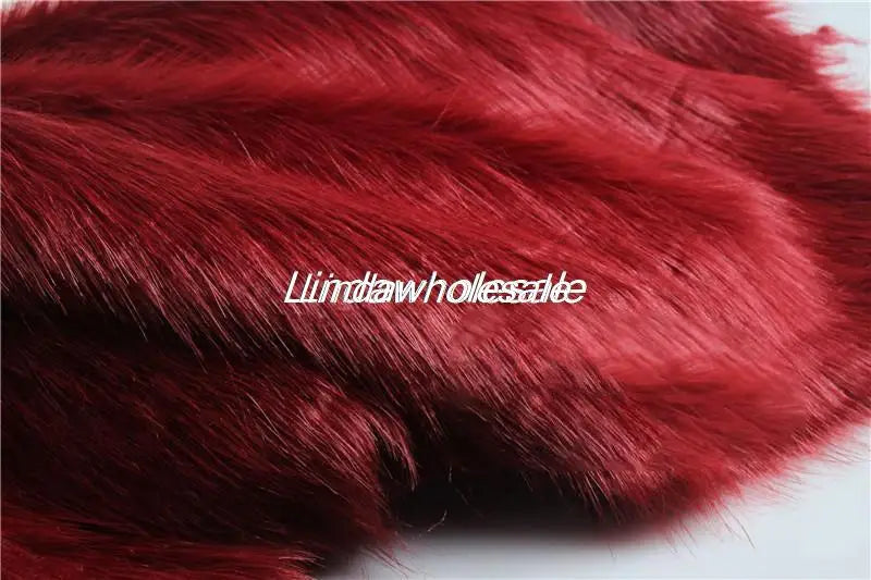 Wholsale Imitation Fox Plush Fur,cloth Counter Carpet Material,faux Fur Fabric,160cm*50cm/Pcs