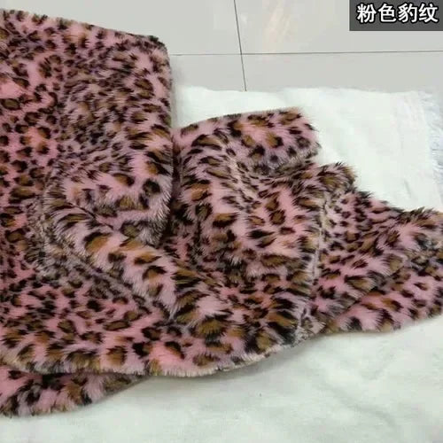 Thickened 1.5cm Fur Length Leopard Print Tiger Print Zebra Print Short Plush Fabric Performance Costume Faux Fur Clothing Fabric