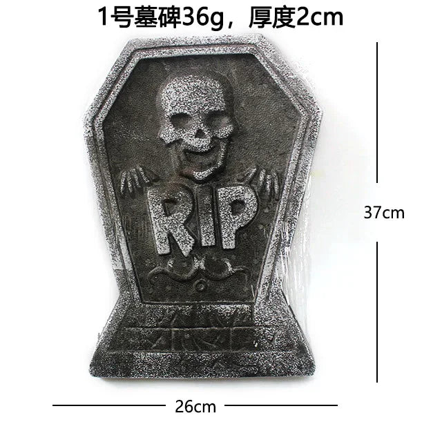 Halloween Decoration Foam Tombstone Ghost Festival Home Haunted House Bar Scene Layout Props Kids Adults Happy Halloween Supplie