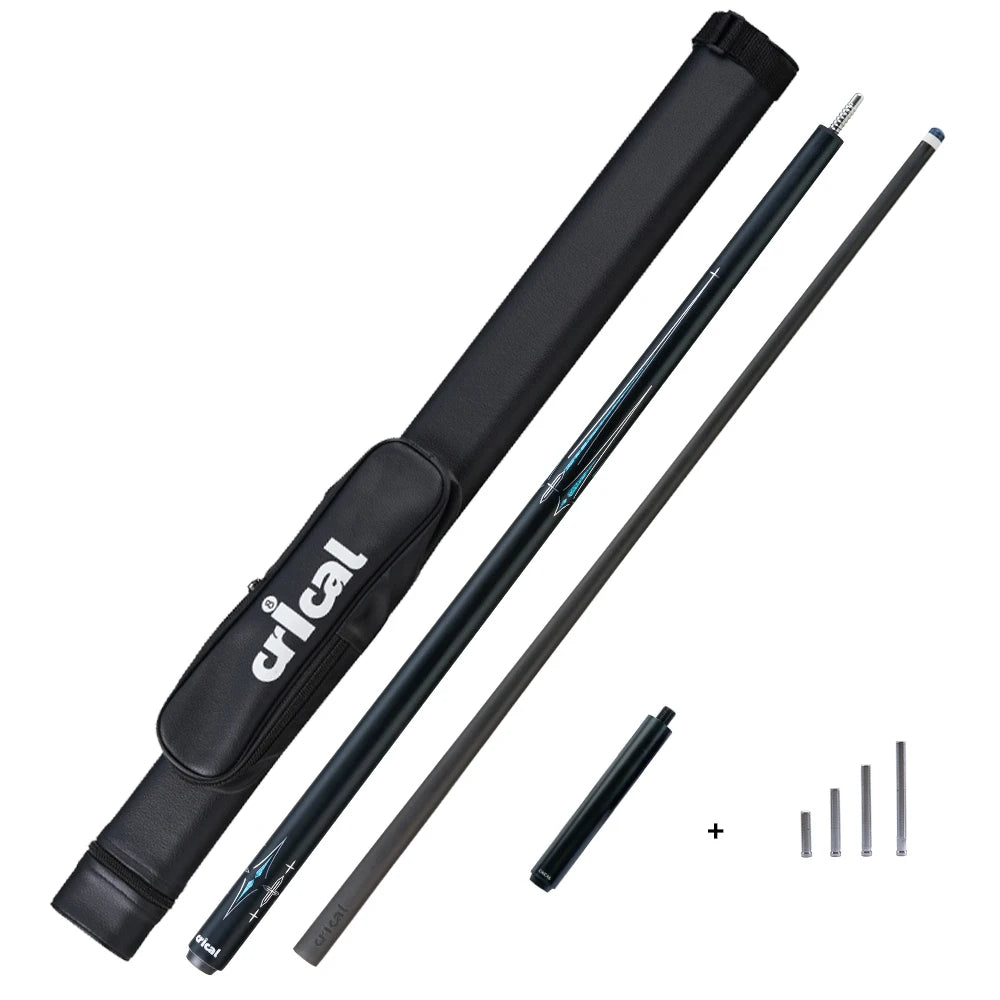 CRICAL Carbon Fiber Pool Cue Stick Billiard Cue Sticks Professional Low Deflection Pool Sticks With 12.5mm Tip and Radial Joint