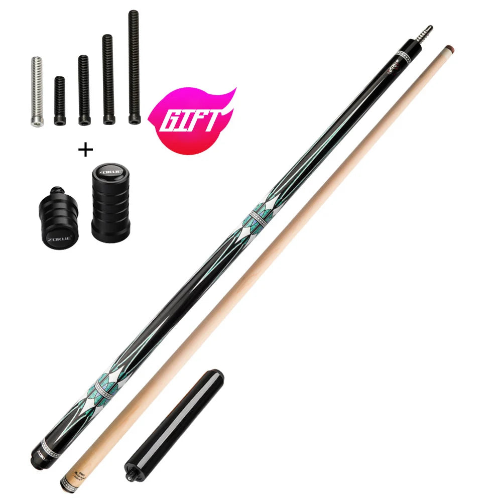 ZOKUE 3 Cushion Billiard Cue Stick With Professional Carom Taper 12mm Tip 142 Cm Libre Cue for Carom Cue